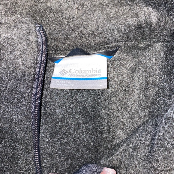 Columbia fleece jacket size L gray - Picture 4 of 4